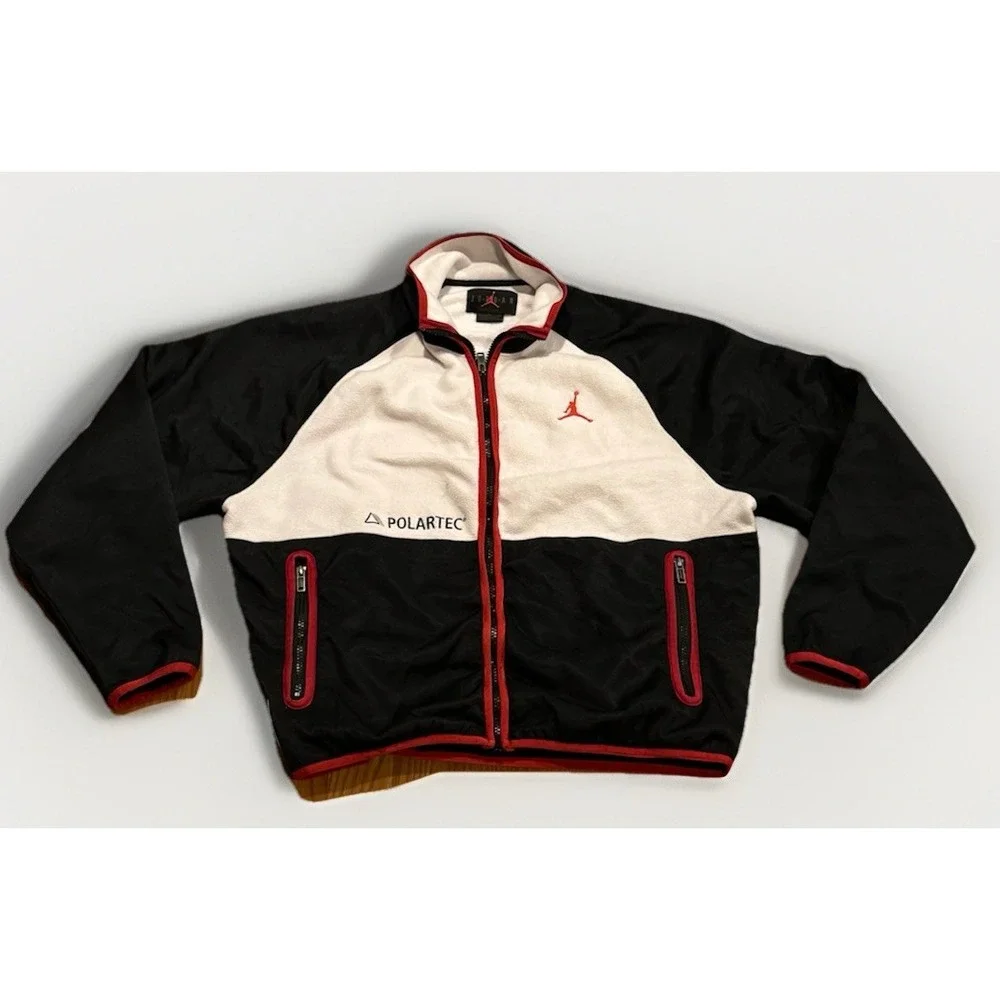 Nike Air Jordan Polartec Jacket 23 Engineered Full Zip Fleece Mens M Rare